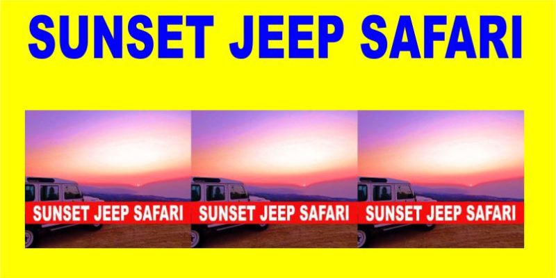 SUNSET JEEP SAFARI